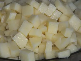 Zapiekanka ziemniaczano-dyniowa z mieloną kiełbasą - 3