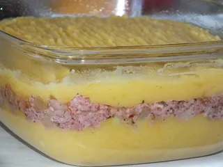 Zapiekanka ziemniaczano-dyniowa z mieloną kiełbasą - 24