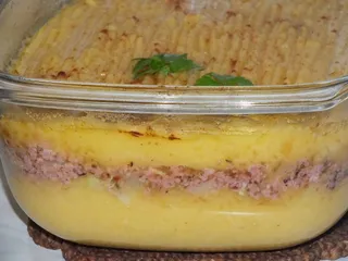 Zapiekanka ziemniaczano-dyniowa z mieloną kiełbasą - 27