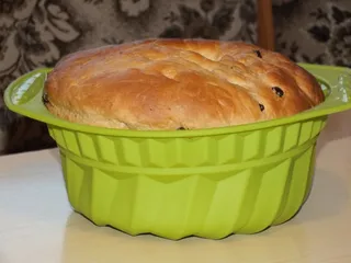 Wielkanocna babka drożdżowa z rodzynkami - 12