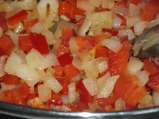 Zupa ziemniaczana z soczewicą na kolorowo - 7