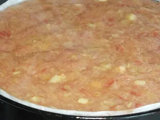 Kruche ciasto z rabarbarem, kisielem i galaretką - 15