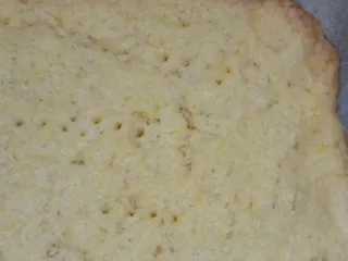 Kruche ciasto z budyniowo-rabarbarową masą - 15
