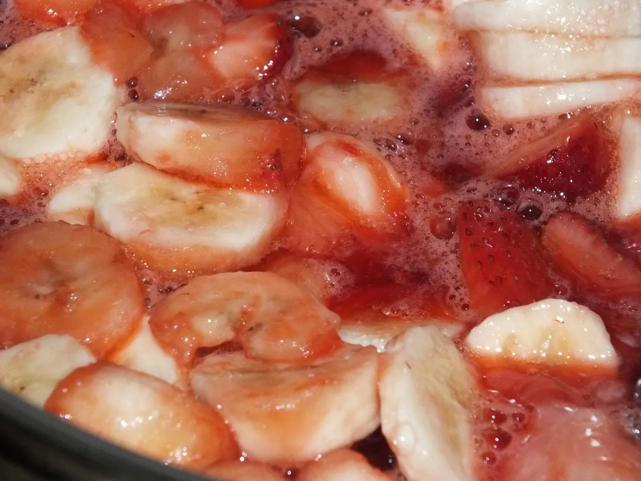Dżem z truskawek i bananów