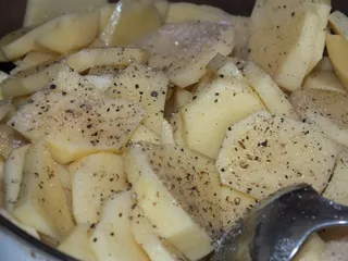 Potrawka ziemniaczana z fasolką szparagową i jarmużem - 4