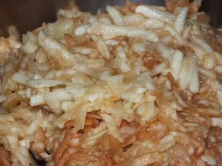 Kruchy, razowy przekładaniec z masą owocową i piankową - 7
