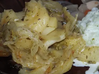 Ziemniaki pieczone z zielonym ogórkiem - 15
