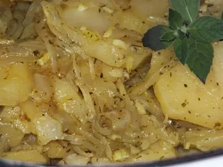 Ziemniaki pieczone z zielonym ogórkiem - 3