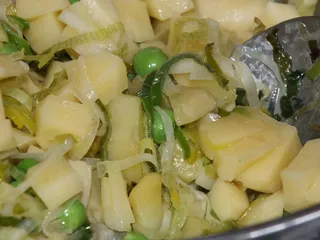 Zupa krem ze świeżego zielonego groszku - 6