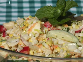 Sałatka z kapusty pekińskiej i sera mozzarella do grilla - 3