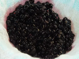 Sok z owoców czarnego bzu i limonki - 11
