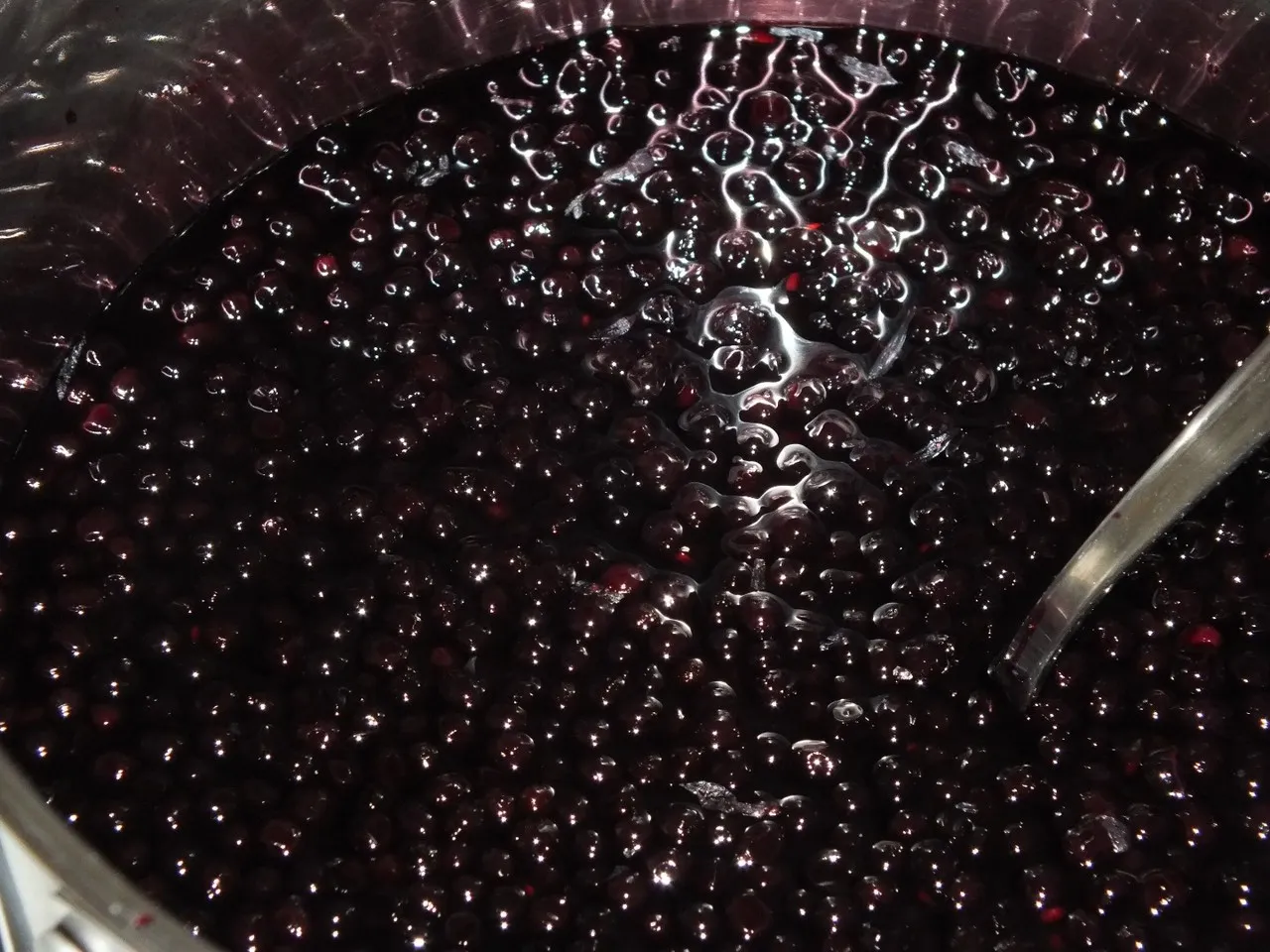 Sok z owoców czarnego bzu i limonki