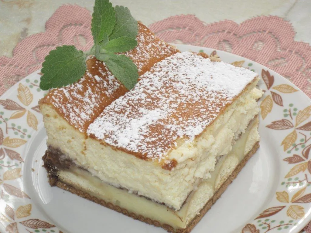 Sernik na budyniu