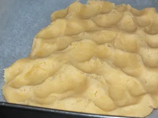 Kruche ciasto z masą jabłkowo-dyniową i słonecznikiem - 6