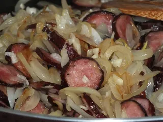 Cukinia zapiekana z ziemniakami i kiełbasą w śmietankowym sosie - 15