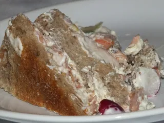 Tort chlebowy z rybą i pysznym majonezowym sosem - 29