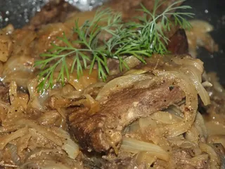 Wątróbka wieprzowa z cebulką - 13
