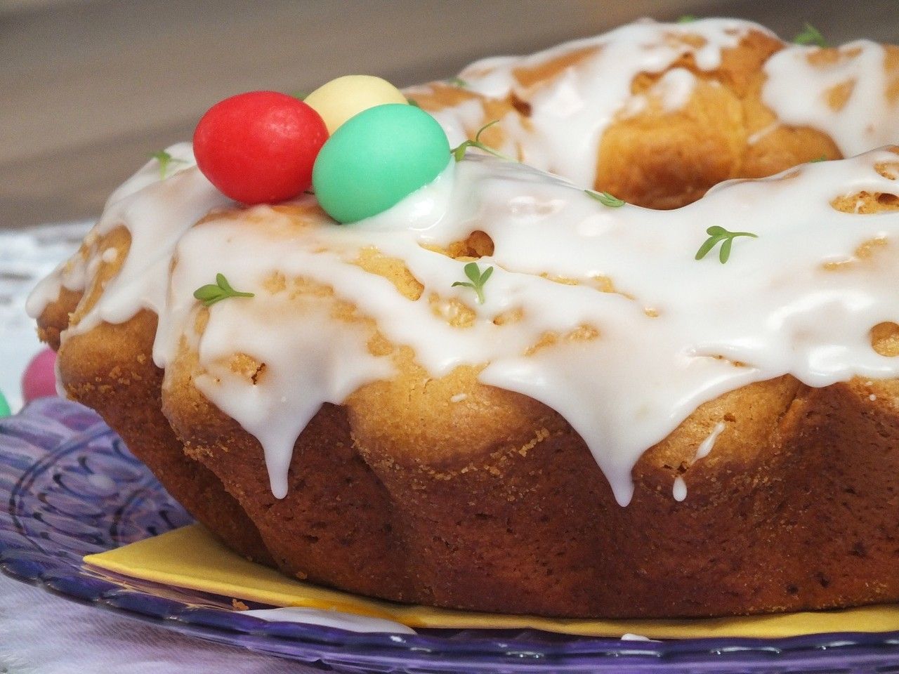 Babka budyniowa na Wielkanoc