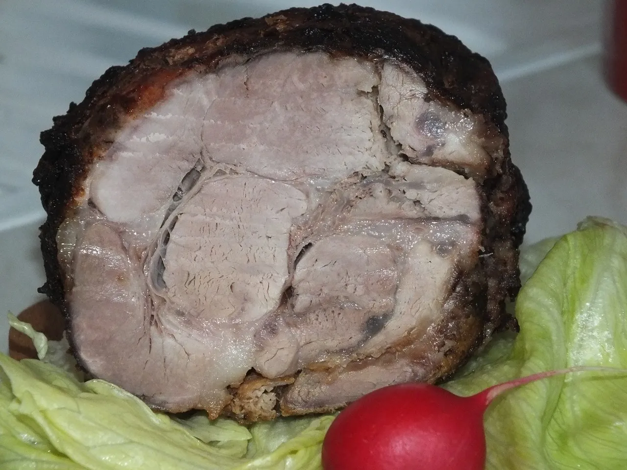 Karczek pieczony na soli kamiennej