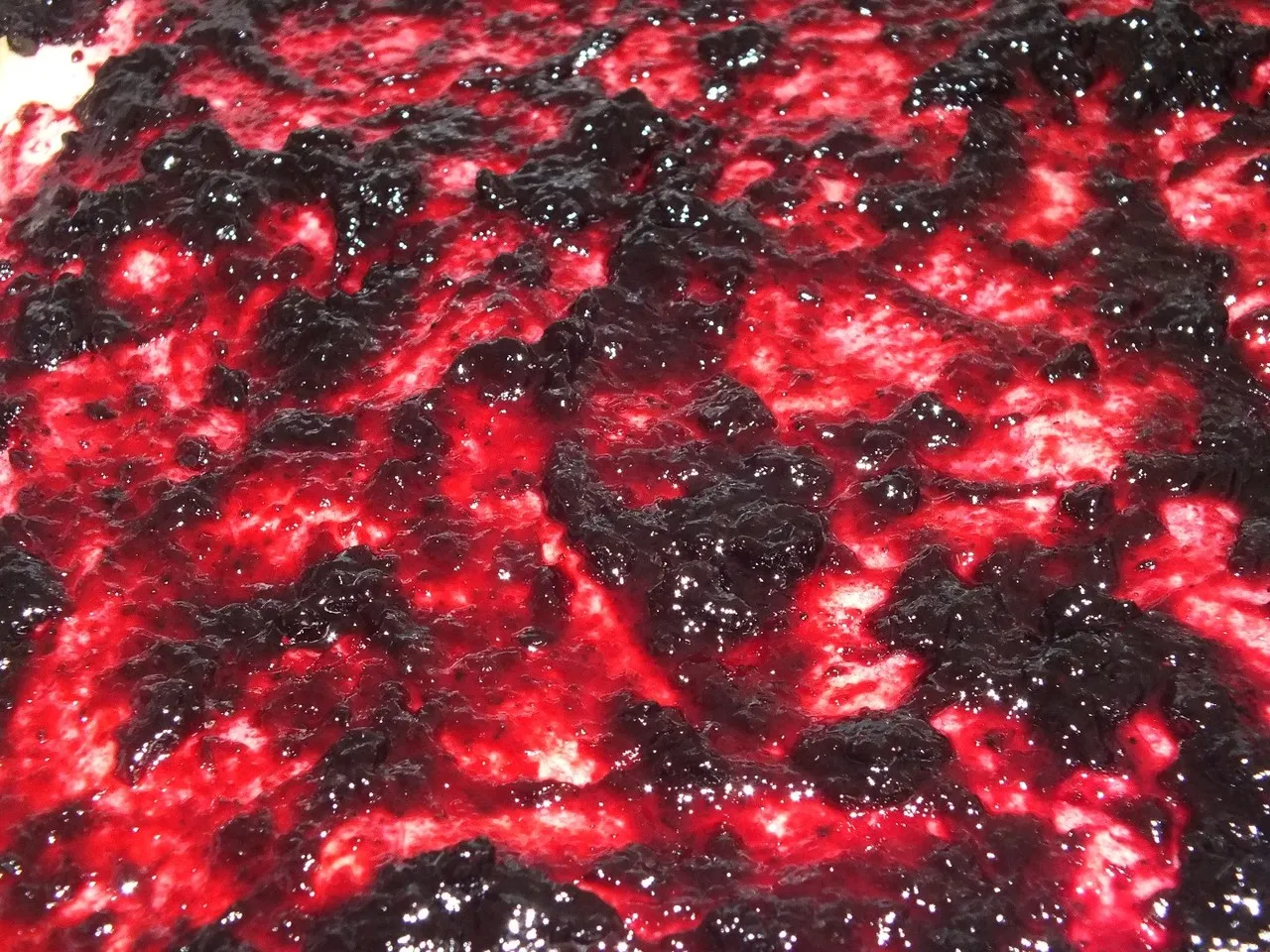Proste jagodowe ciasto na kruchym spodzie