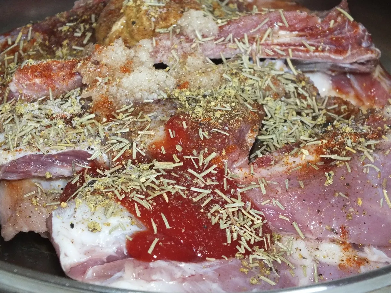 Żeberka na ostro