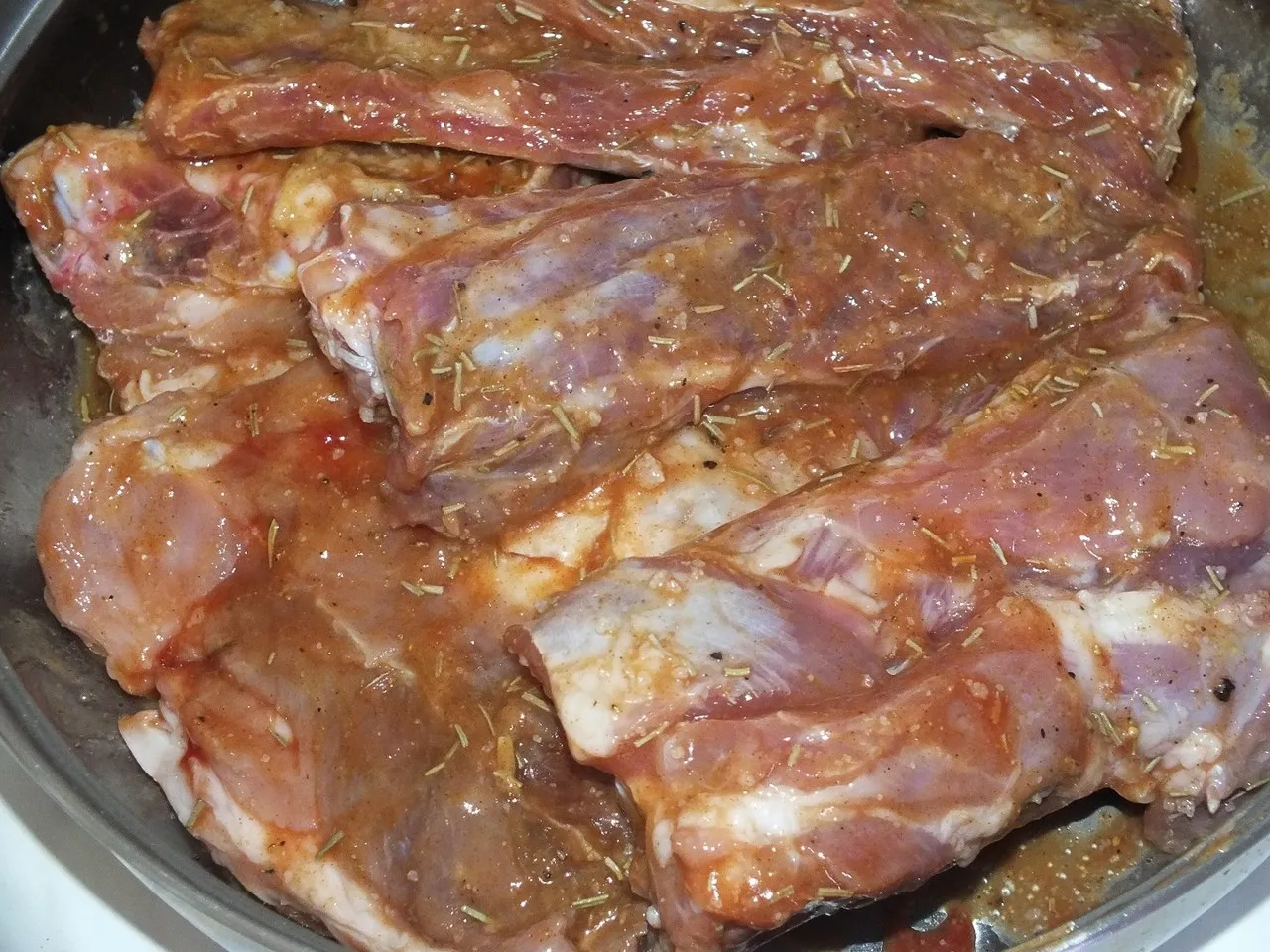 Żeberka na ostro