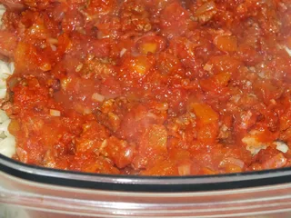 Zapiekanka makaronowa z mielonym mięsem i dynią - 14