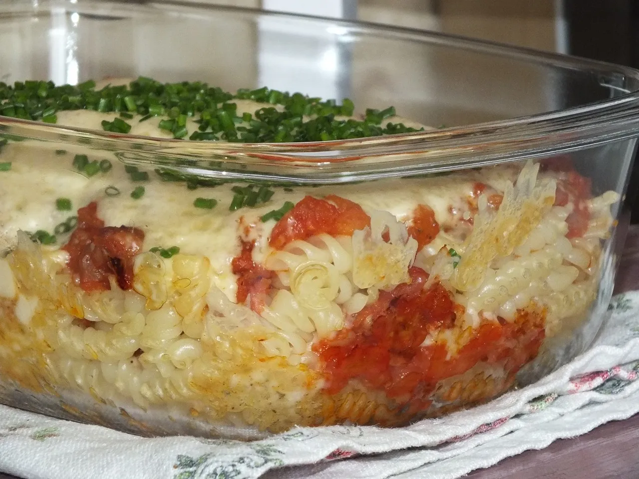 Zapiekanka makaronowa z mielonym mięsem i dynią