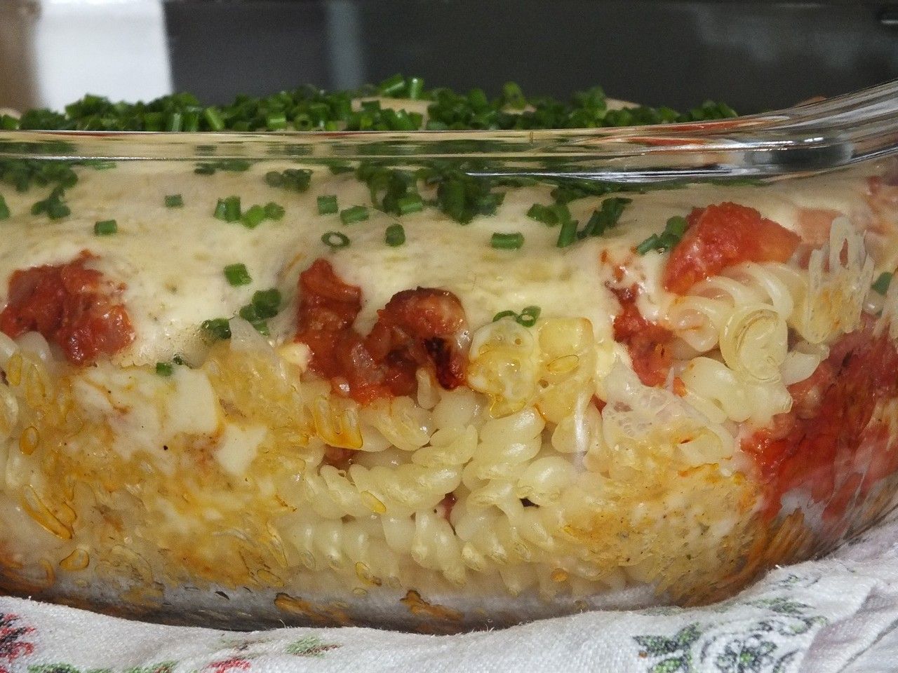 Zapiekanka makaronowa z mielonym mięsem i dynią