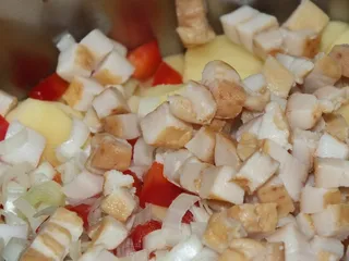 Zapiekanka ziemniaczana z papryką i koperkiem - 7
