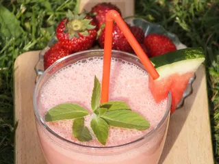 Koktajl arbuzowo-truskawkowy - 3