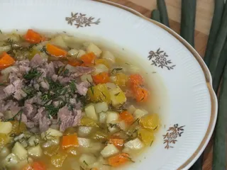 Zupa z cukinii na żeberkach - 2
