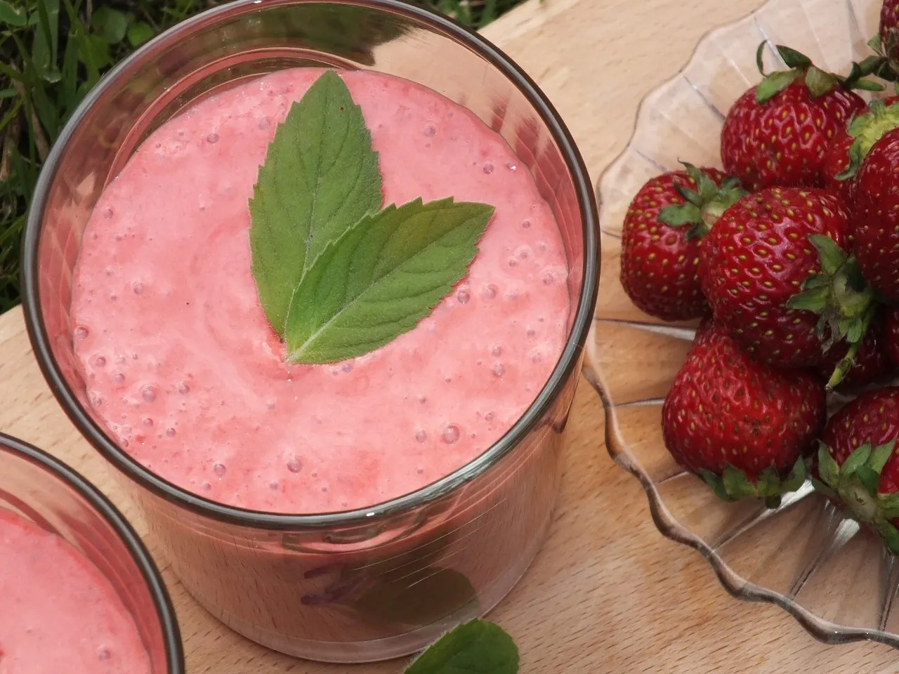 Shake truskawkowy