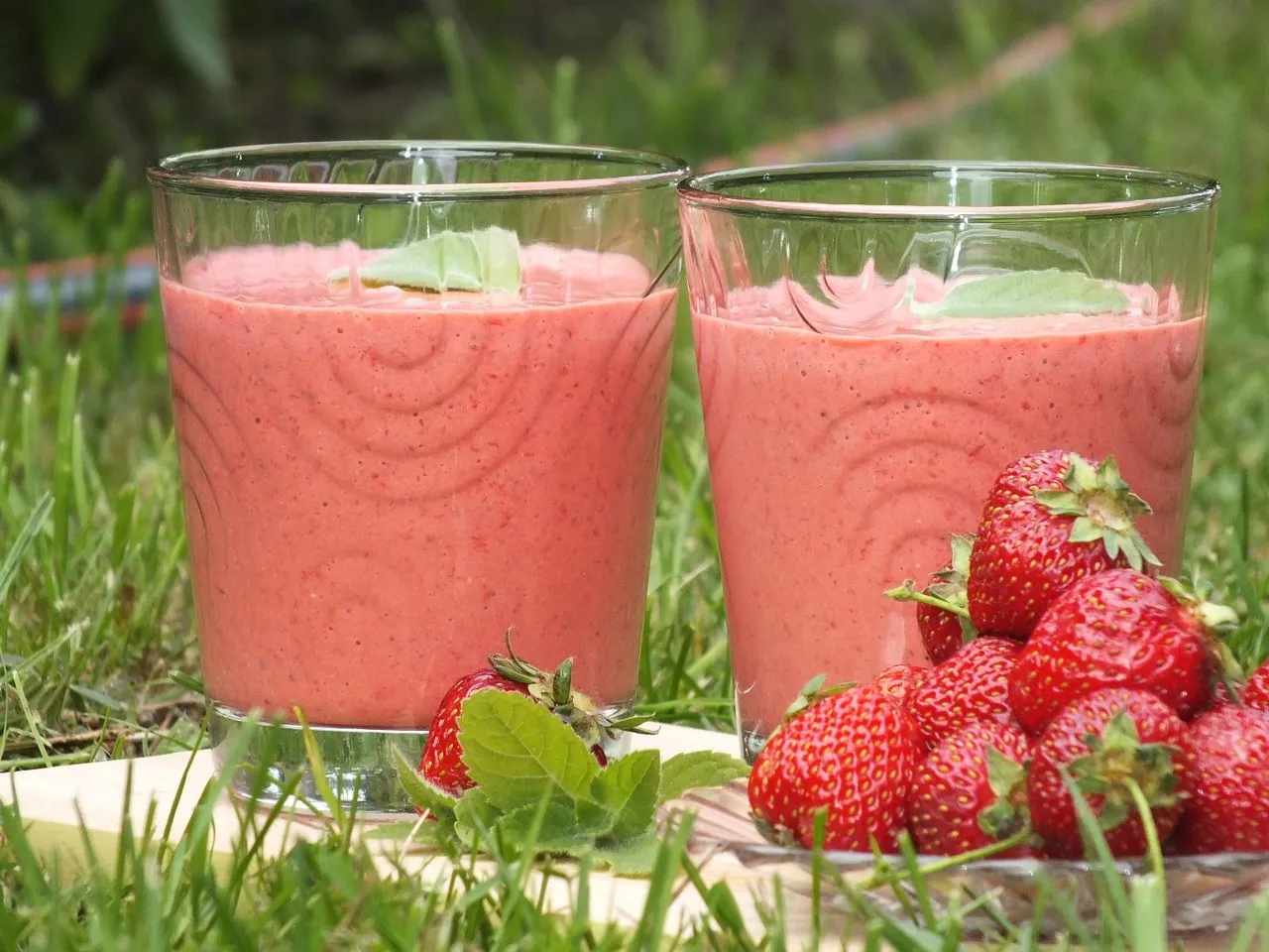 Shake truskawkowy