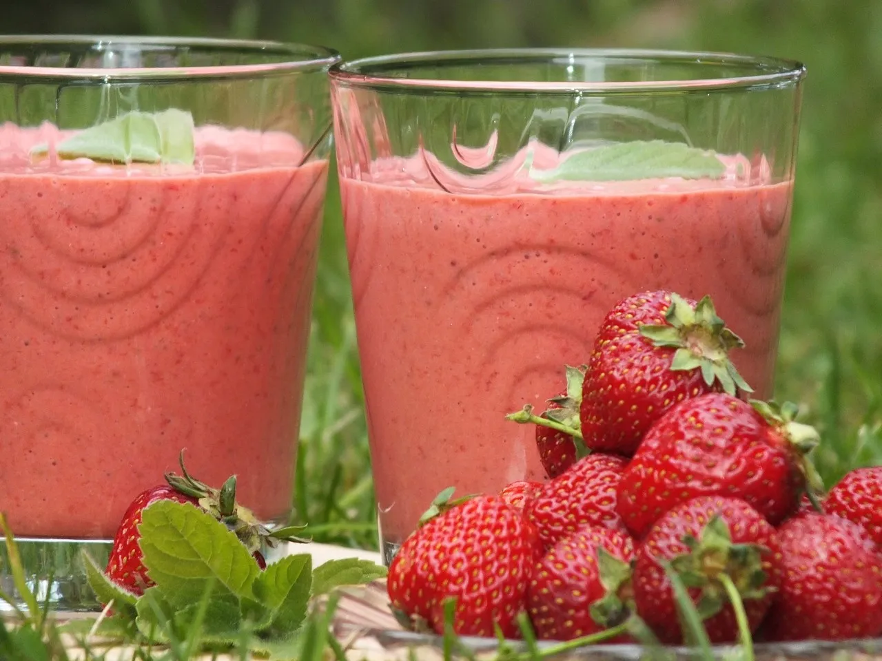 Shake truskawkowy