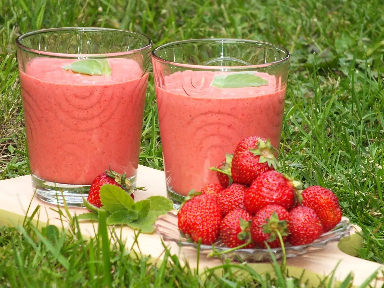 Shake truskawkowy