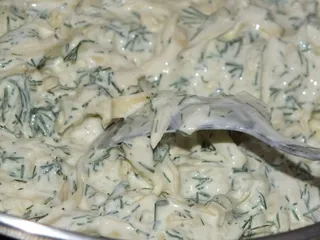 Schab zapiekany z pieczarkami pod serowo-śmietankowym sosem - 14