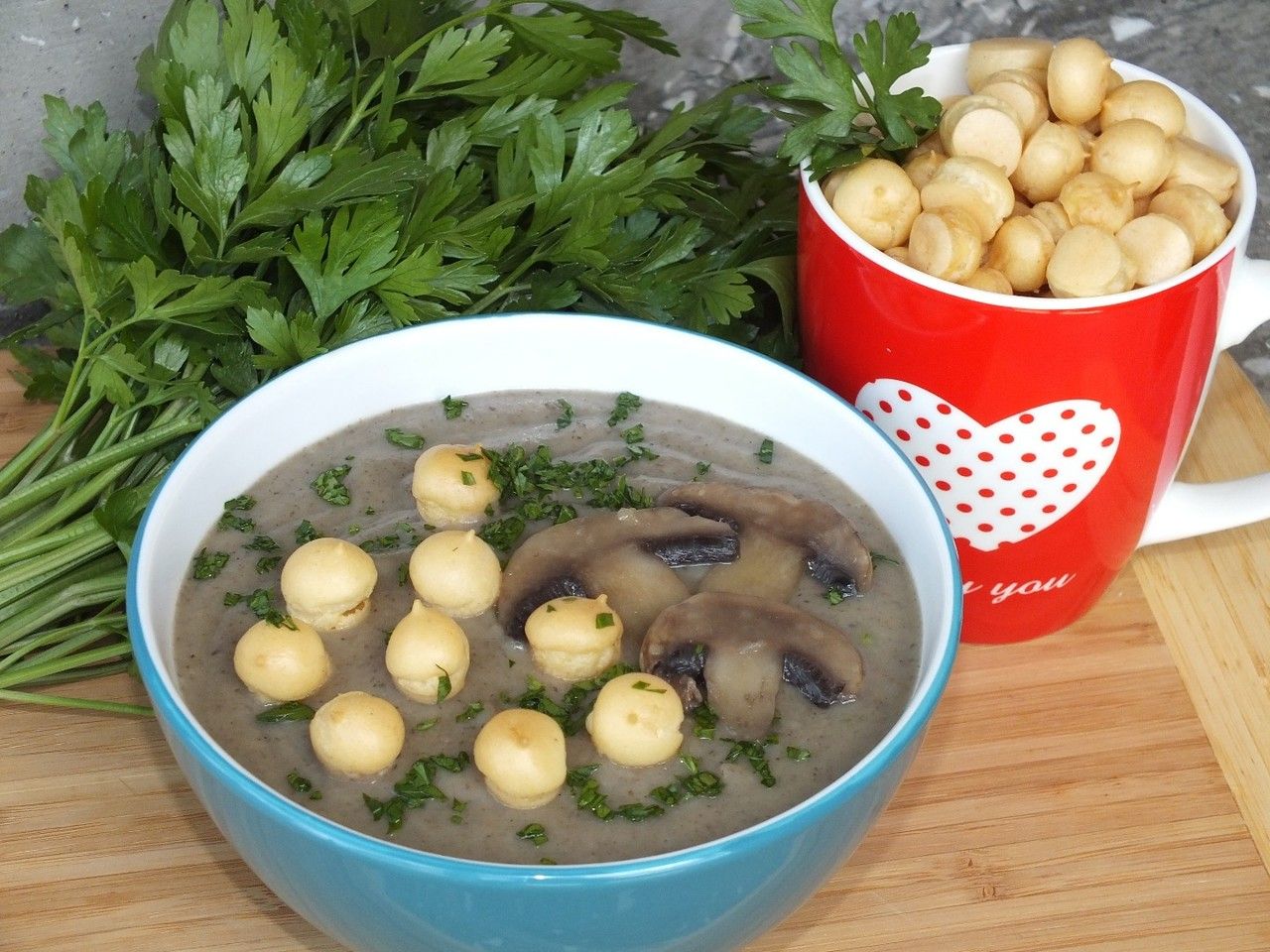Zupa krem pieczarkowo-ziemniaczana