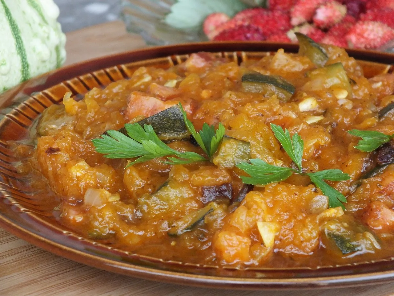 Bigos z dyni i cukinii