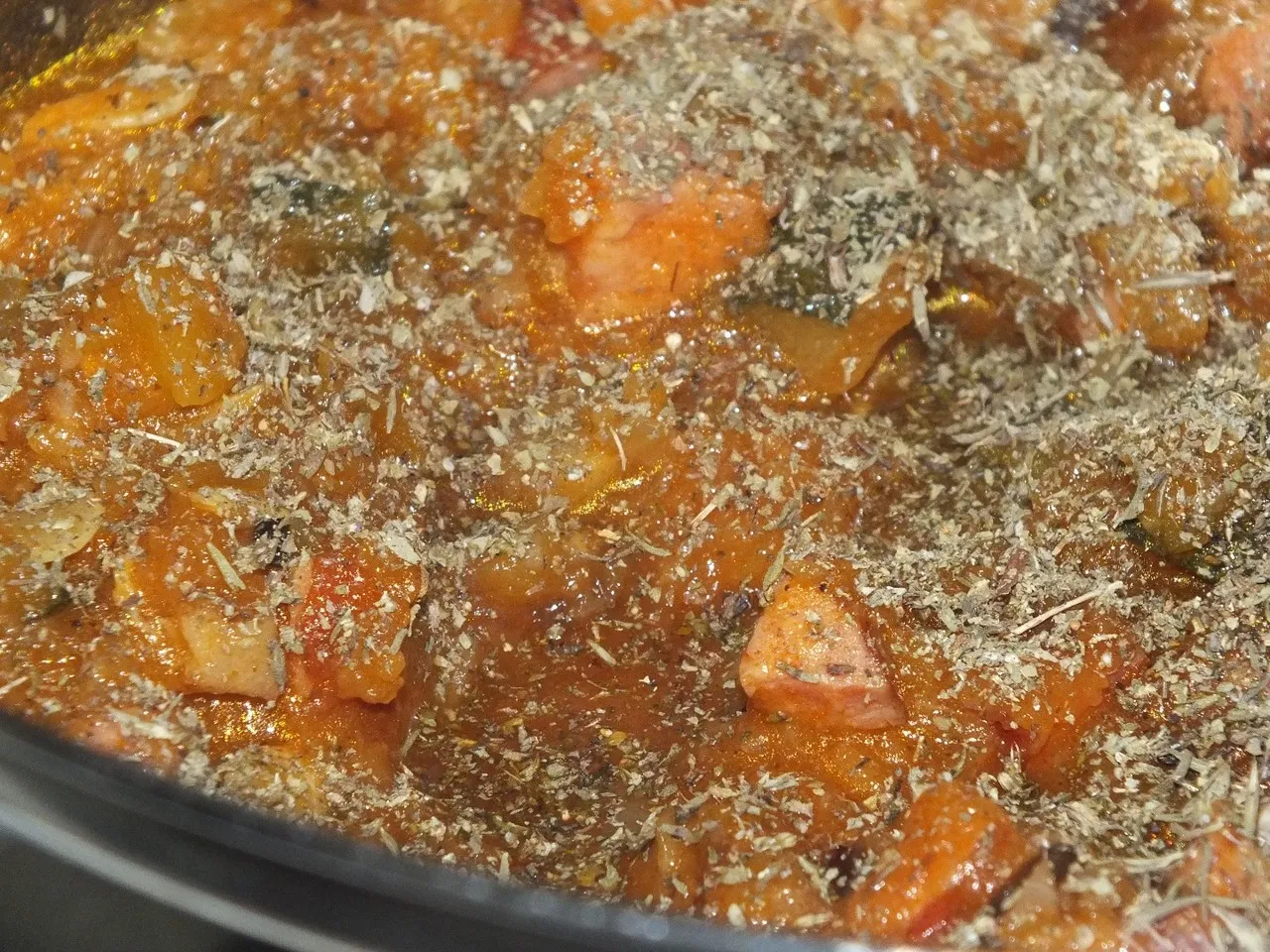 Bigos z dyni i cukinii