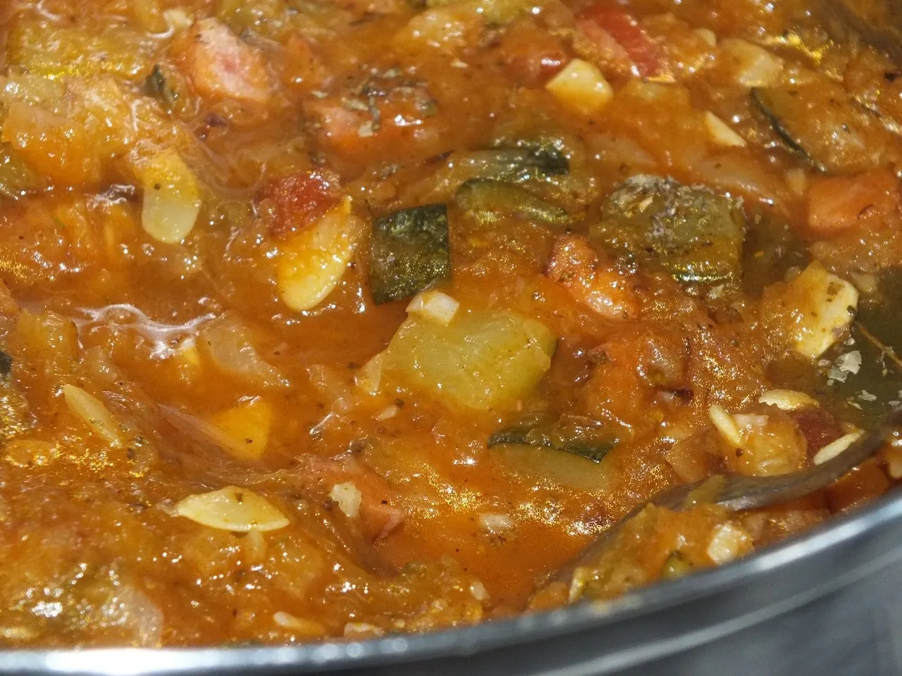 Bigos z dyni i cukinii