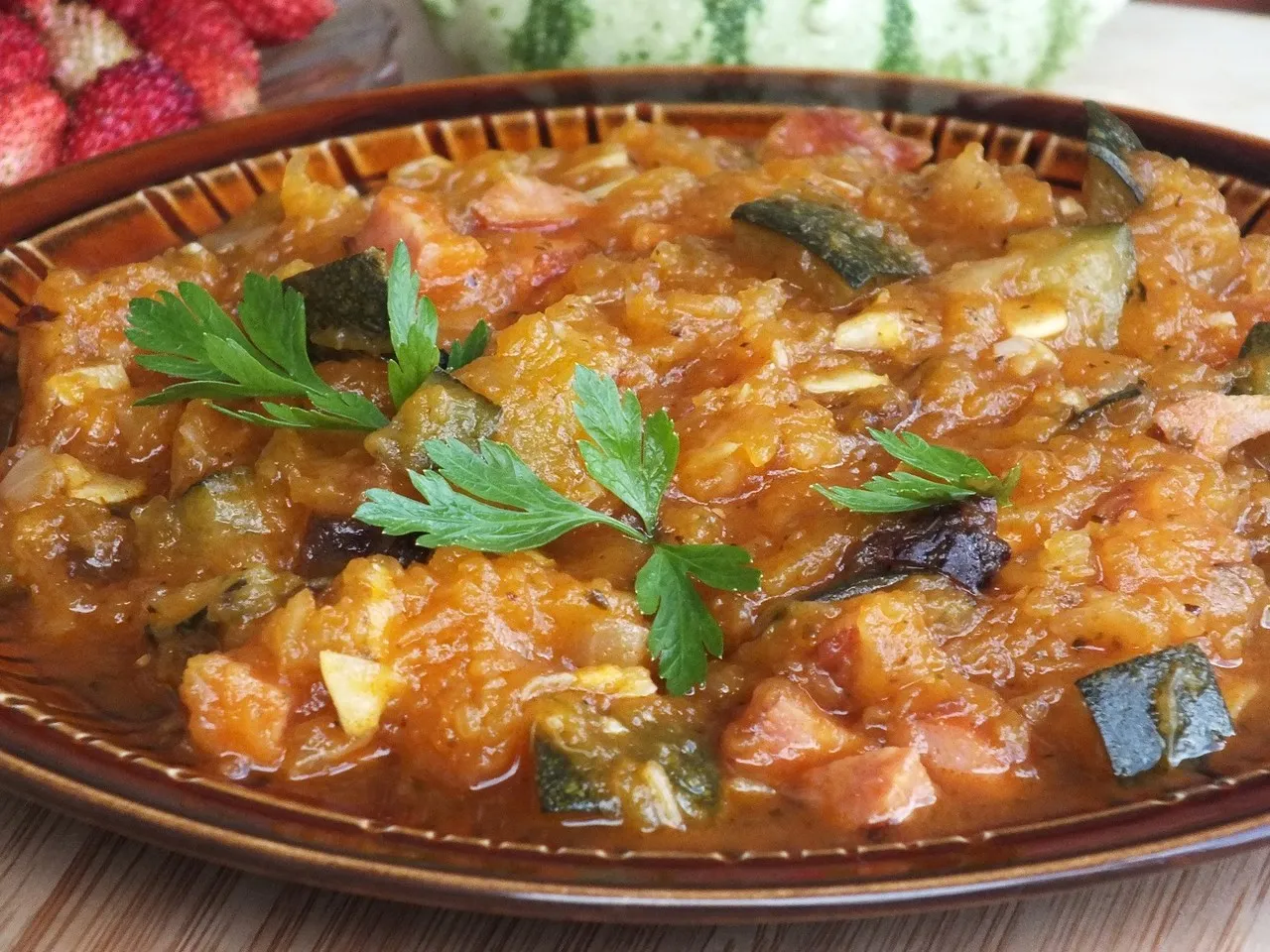 Bigos z dyni i cukinii