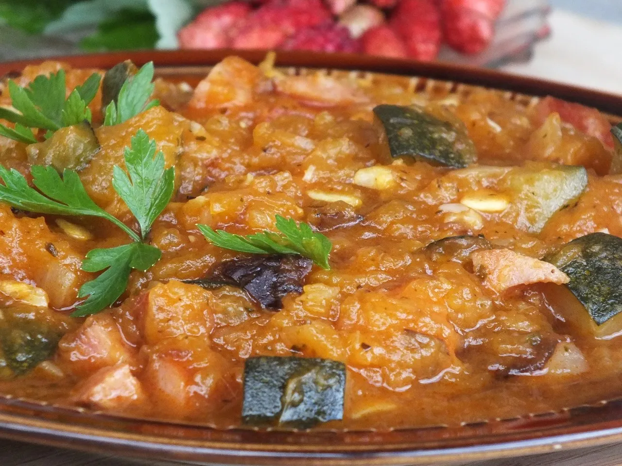 Bigos z dyni i cukinii