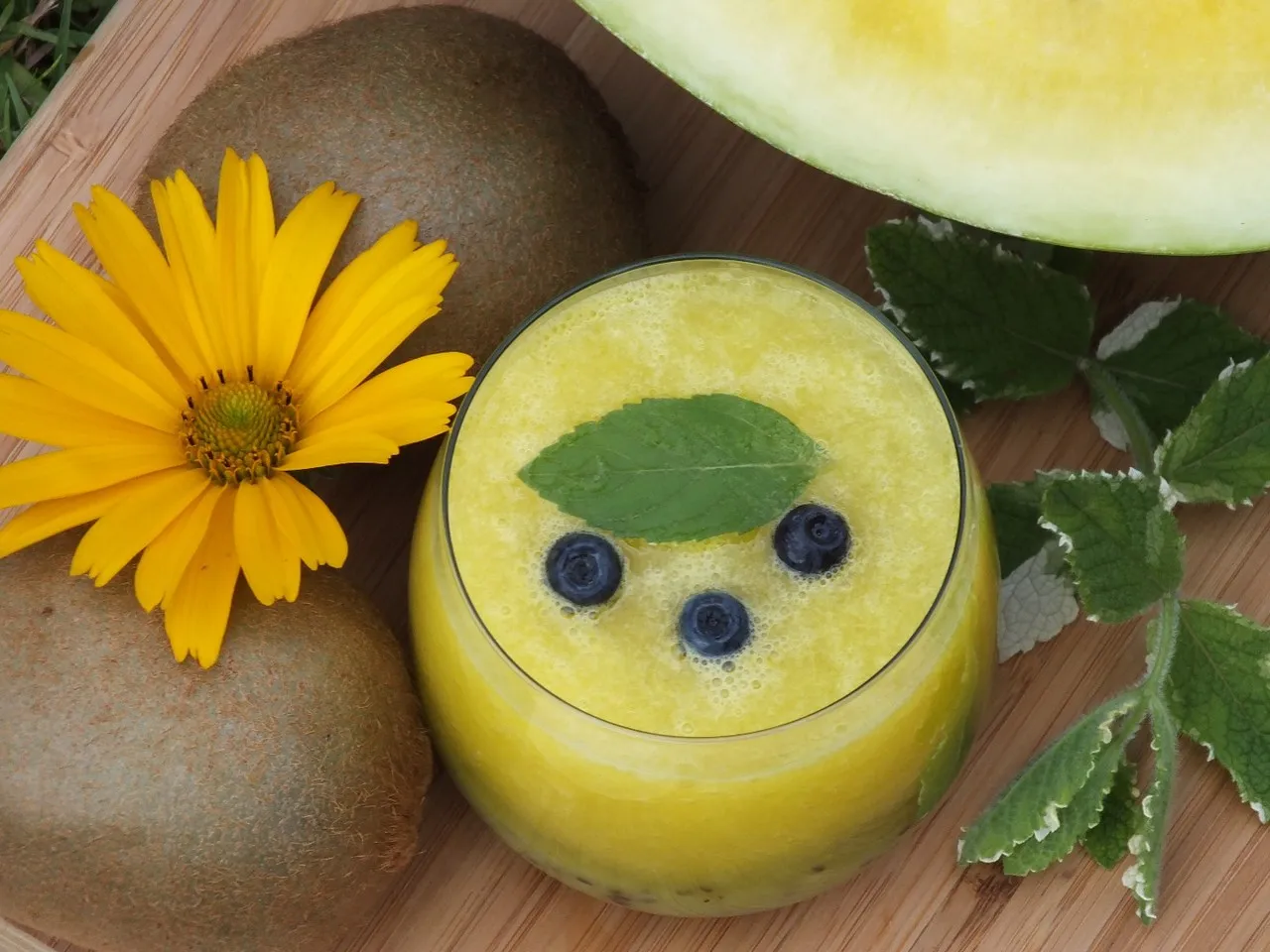 Smoothie z kiwi i arbuza