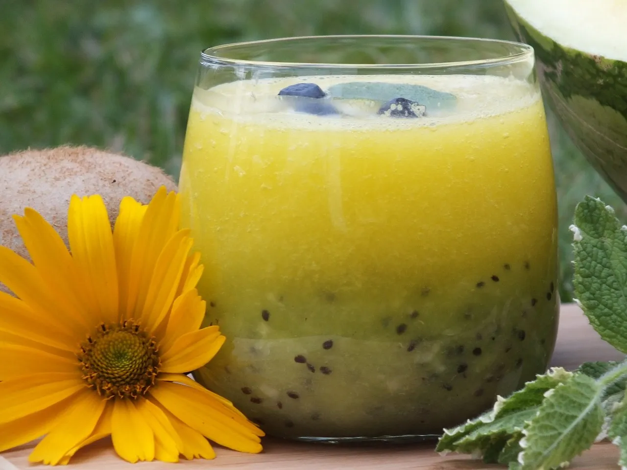 Smoothie z kiwi i arbuza