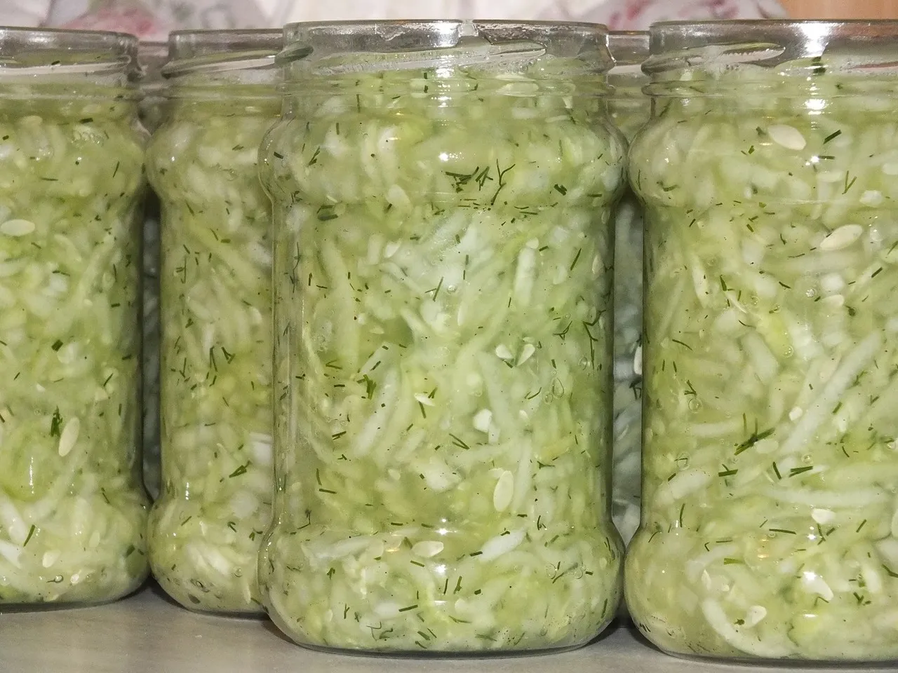 Mizeria z ogórków na zimę