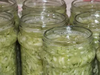 Mizeria z ogórków na zimę - 14