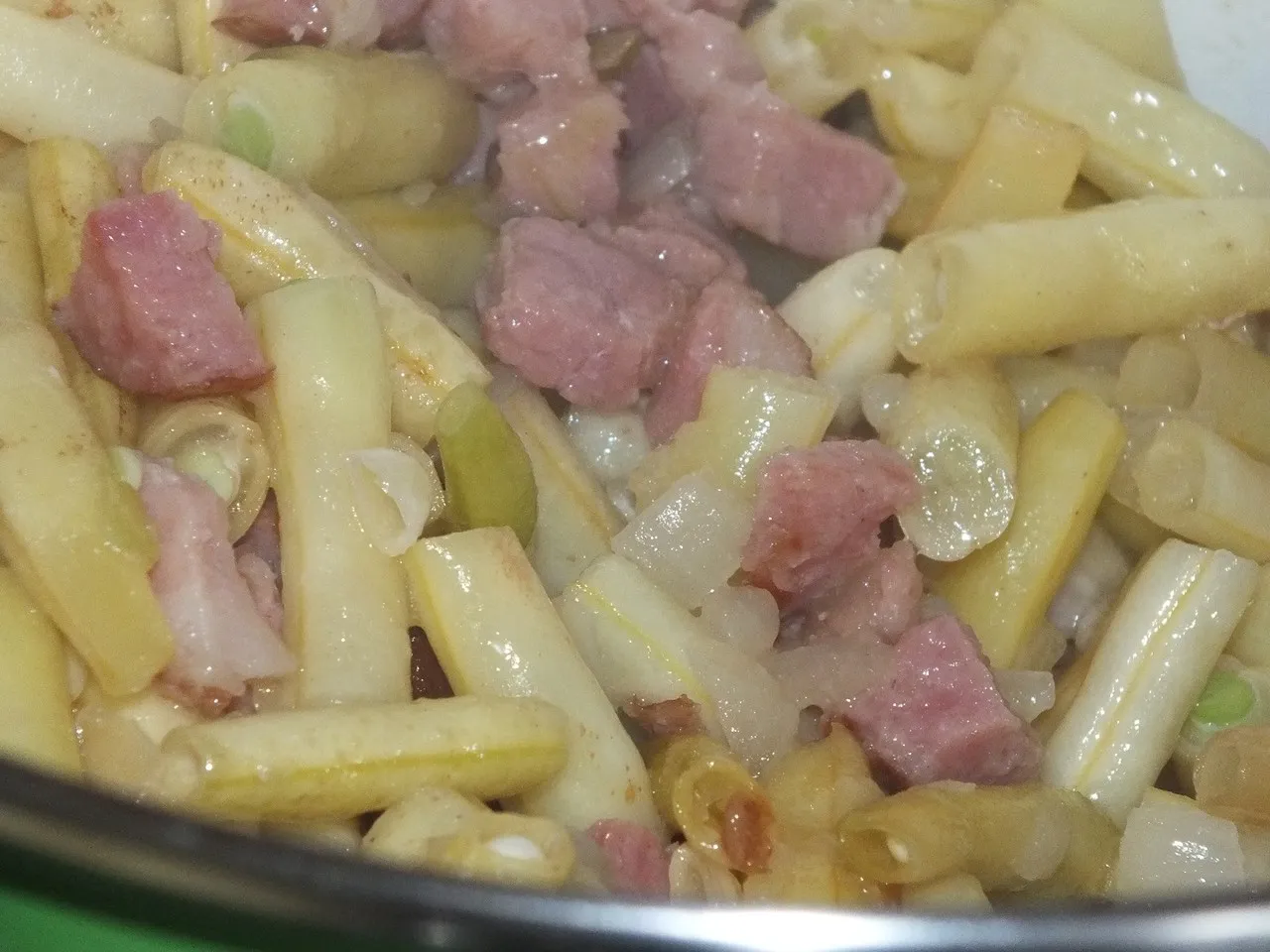 Potrawka z kabaczkiem i fasolką szparagową