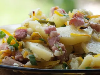 Zapiekanka ziemniaczana z dynią i marchewką - 2