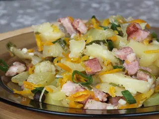 Zapiekanka ziemniaczana z dynią i marchewką - 23